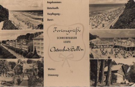 Sellin - mit 6 Bildern - 1958 Sellin - mit 6 Bildern - 1958