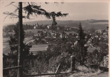 Finsterbergen - Blick vom Haunfelsen - 1971 Finsterbergen - Blick vom Haunfelsen - 1971