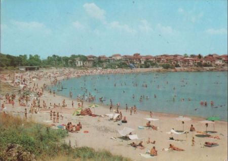 Bulgarien - Sosopol - La plage de la ville - ca. 1980 Bulgarien - Sosopol - La plage de la ville - ca. 1980