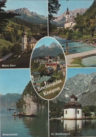 Berchtesgaden - u.a. Königssee, Malerwinkel - ca. 1980 Berchtesgaden - u.a. Königssee, Malerwinkel - ca. 1980