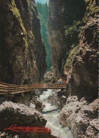 Österreich - Liechtensteinklamm - ca. 1975 Österreich - Liechtensteinklamm - ca. 1975