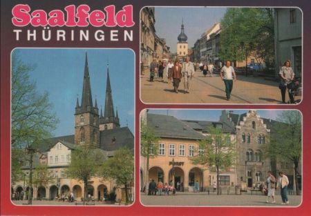 Saalfeld - u.a. Boulevard - ca. 1995 Saalfeld - u.a. Boulevard - ca. 1995