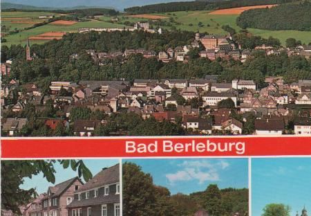 Bad Berleburg - Ansicht, Parkstraße, Im Schloßpark, Schloß - 1985 Bad Berleburg - Ansicht, Parkstraße, Im Schloßpark, Schloß - 1985
