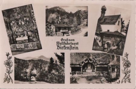 Fischbachau-Birkenstein - 5 Teilbilder - 1955 Fischbachau-Birkenstein - 5 Teilbilder - 1955
