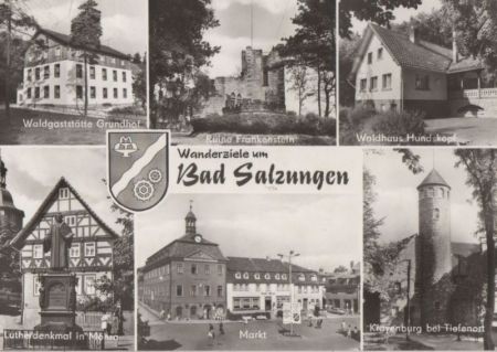 Bad Salzungen - u.a. Waldgaststätte Grundhof - 1986 Bad Salzungen - u.a. Waldgaststätte Grundhof - 1986
