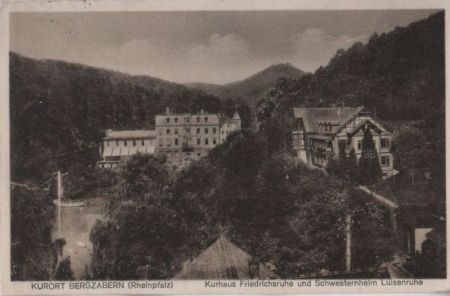 Bad Bergzabern - Kurhaus Friedrichsruhe - 1930 Bad Bergzabern - Kurhaus Friedrichsruhe - 1930
