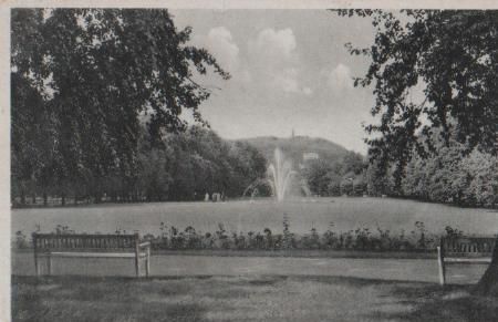 Blankenburg Harz - Stadtgarten - ca. 1955 Blankenburg Harz - Stadtgarten - ca. 1955