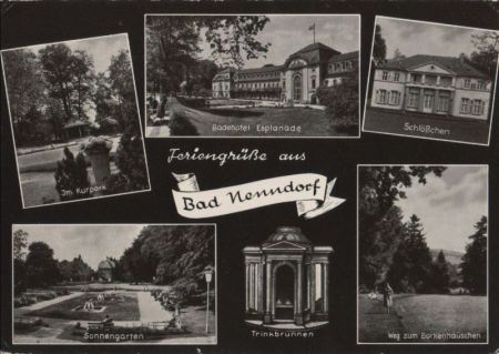 Bad Nenndorf - u.a. Sonnengarten - 1960 Bad Nenndorf - u.a. Sonnengarten - 1960