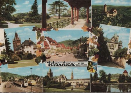 Weinheim - mit 9 Bildern - 1963 Weinheim - mit 9 Bildern - 1963