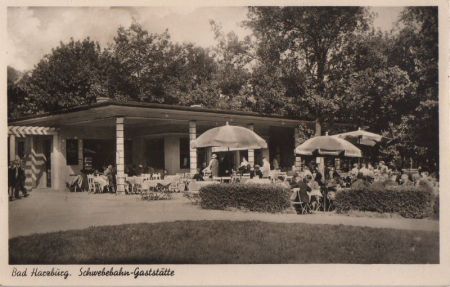 Bad Harzburg - Schwebebahn-Gaststätte - ca. 1955 Bad Harzburg - Schwebebahn-Gaststätte - ca. 1955