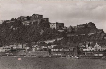 Koblenz - Festung Ehrenbreitstein - ca. 1960 Koblenz - Festung Ehrenbreitstein - ca. 1960