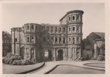 Trier - Porta Nigra, Nordtor - ca. 1955 Trier - Porta Nigra, Nordtor - ca. 1955
