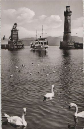 Lindau - Hafeneinfahrt - ca. 1960 Lindau - Hafeneinfahrt - ca. 1960