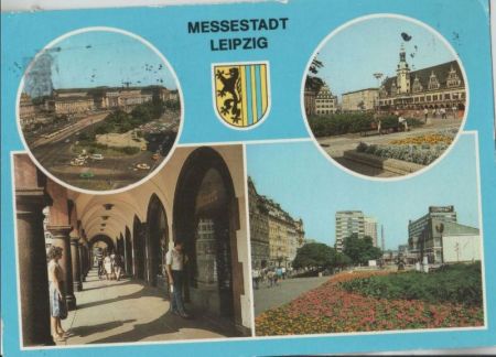 Leipzig - u.a. Rathausarkaden - 1989 Leipzig - u.a. Rathausarkaden - 1989