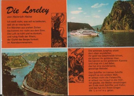 Loreley - mit Text von H. Heine - ca. 1975 Loreley - mit Text von H. Heine - ca. 1975