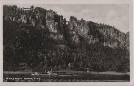 Rathen - Bastei - ca. 1955 Rathen - Bastei - ca. 1955