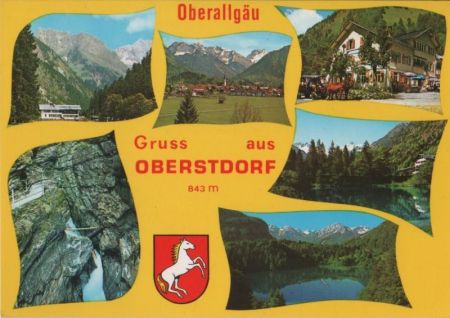 Oberstdorf - mit 6 Bildern - ca. 1985 Oberstdorf - mit 6 Bildern - ca. 1985