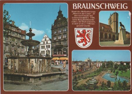 Braunschweig - mit 3 Bildern - ca. 1985 Braunschweig - mit 3 Bildern - ca. 1985