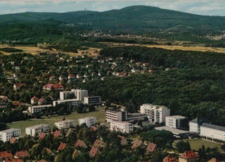 Bad Soden - Teilansicht mit neuem Kurpark - ca. 1975 Bad Soden - Teilansicht mit neuem Kurpark - ca. 1975