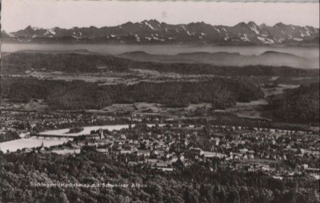 Bad Säckingen - mit Schweizer Alpen - 1959 Bad Säckingen - mit Schweizer Alpen - 1959