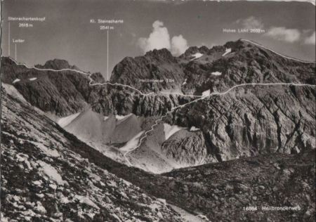 Heilbronnerweg - und Hohes Licht - 1971 Heilbronnerweg - und Hohes Licht - 1971