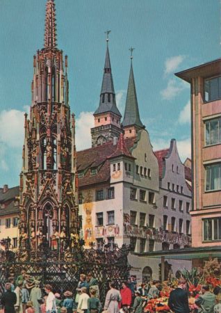 Nürnberg - Schöner Brunnen - ca. 1970 Nürnberg - Schöner Brunnen - ca. 1970
