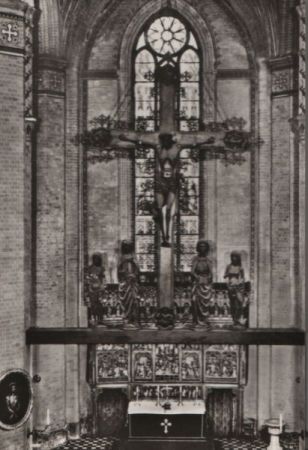 Güstrow - Pfarrkirche, Triumphkreuz - 1977 Güstrow - Pfarrkirche, Triumphkreuz - 1977
