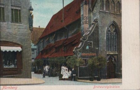Nürnberg - Bratwurstglöcklein - ca. 1915 Nürnberg - Bratwurstglöcklein - ca. 1915