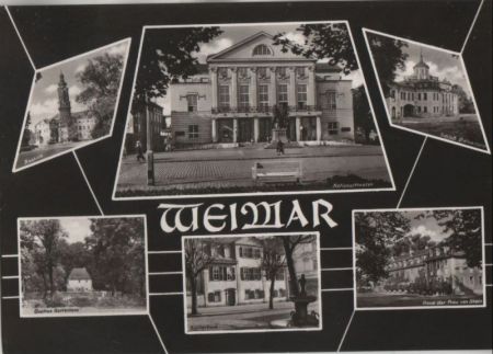 Weimar - u.a. Nationaltheater - 1966 Weimar - u.a. Nationaltheater - 1966