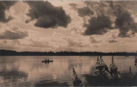 Altenberg - Abendstimmung am großen Galgenteich - 1967 Altenberg - Abendstimmung am großen Galgenteich - 1967