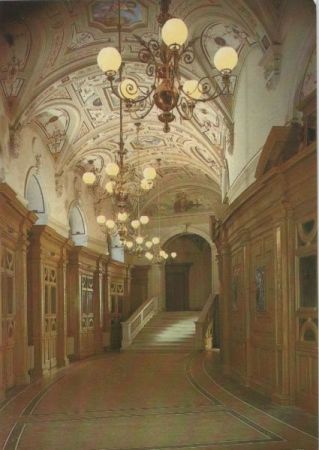 Dresden - Semperoper, unteres Rundfoyer - 1986 Dresden - Semperoper, unteres Rundfoyer - 1986