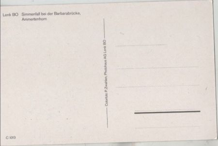 Simmenfälle - Schweiz - bei der Barbarabrücke