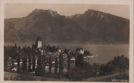 Schweiz - Spiez - ca. 1955 Schweiz - Spiez - ca. 1955