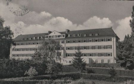 Hochwaldhausen (OT von Ilbeshausen-Hochwaldhausen) - Genesungsheim - 1958 Hochwaldhausen (OT von Ilbeshausen-Hochwaldhausen) - Genesungsheim - 1958