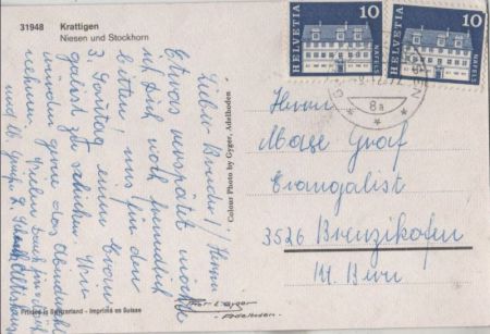 Krattigen - Schweiz - Niesen und Stockhorn