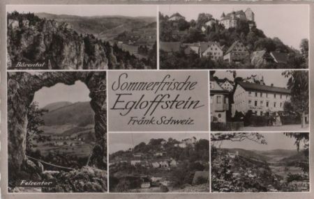 Egloffstein - u.a. Gasthof zur Post - 1958 Egloffstein - u.a. Gasthof zur Post - 1958