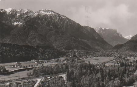 Bad Reichenhall m. Predigtstuhl - 1954 Bad Reichenhall m. Predigtstuhl - 1954
