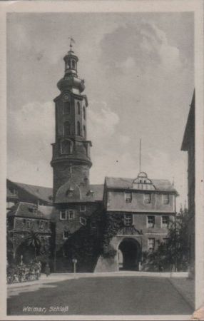 Weimar - Schloß - ca. 1950 Weimar - Schloß - ca. 1950