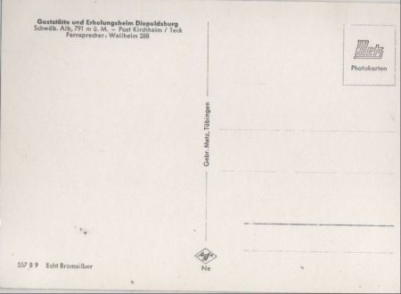 Kirchheim unter Teck - Gaststätte Diepoldsburg Kirchheim unter Teck - Gaststätte Diepoldsburg