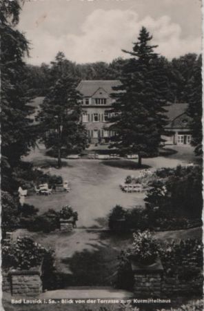 Bad Lausick - Blick zum Kurmittelhaus - ca. 1960 Bad Lausick - Blick zum Kurmittelhaus - ca. 1960
