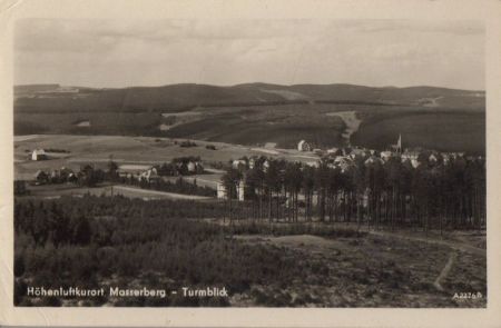 Masserberg - Turmblick - 1956 Masserberg - Turmblick - 1956