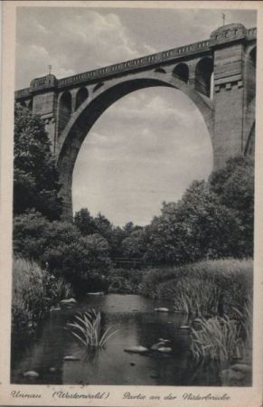 Unnau - Partie an der Nisterbrücke - 1938 Unnau - Partie an der Nisterbrücke - 1938