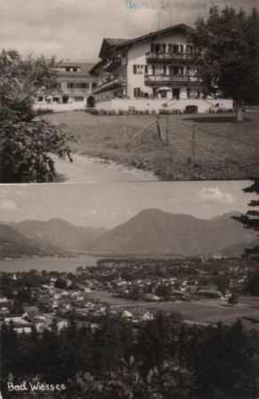 Bad Wiessee - mit Fremdenheim Schustermannshof - 1965 Bad Wiessee - mit Fremdenheim Schustermannshof - 1965