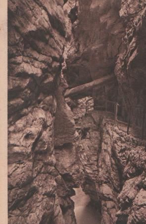 Breitachklamm bei Oberstdorf - ca. 1935 Breitachklamm bei Oberstdorf - ca. 1935
