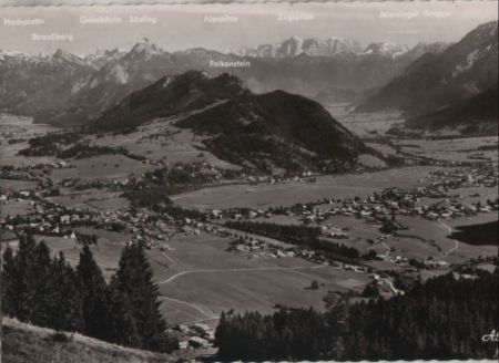 Pfronten - Blick vom Edelsberg über Pfrontener Tal - 1967 Pfronten - Blick vom Edelsberg über Pfrontener Tal - 1967