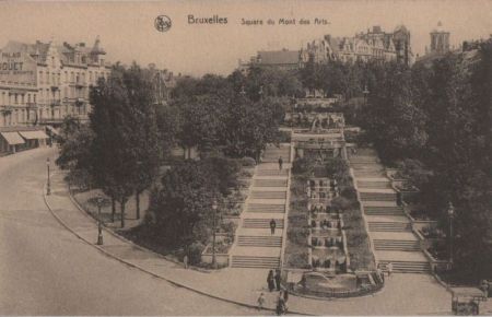 Belgien - Brüssel - Bruxelles - Square du Mont des Arts - ca. 1940 Belgien - Brüssel - Bruxelles - Square du Mont des Arts - ca. 1940