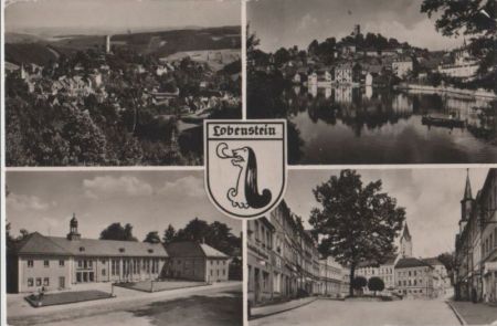 Lobenstein - mit 4 Bildern - 1957 Lobenstein - mit 4 Bildern - 1957