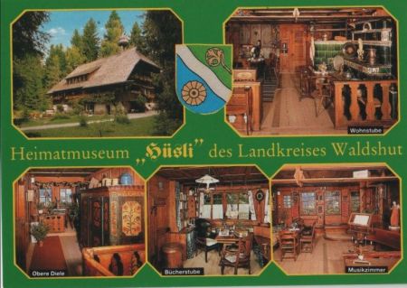 Grafenhausen - Heimatmuseum Hüsli, u.a. obere Diele - 1988 Grafenhausen - Heimatmuseum Hüsli, u.a. obere Diele - 1988