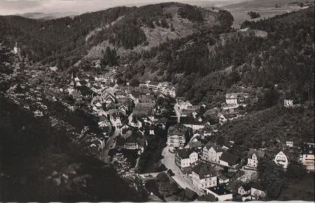Bad Berneck - Blick vom Rothersfelsen - 1957 Bad Berneck - Blick vom Rothersfelsen - 1957