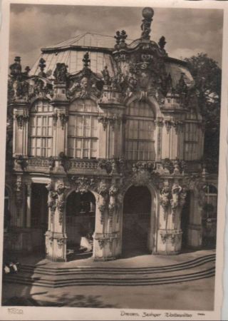 Dresden - Zwinger, Wallpavillon - ca. 1955 Dresden - Zwinger, Wallpavillon - ca. 1955